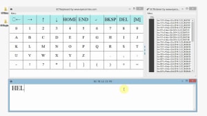 Demonstration of assistive data entry modes implemented - ECTkeyboard