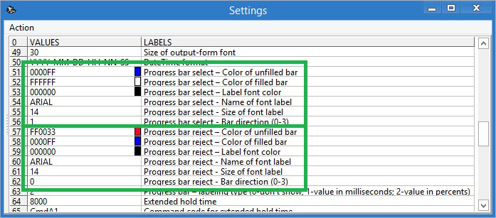 Setting progress bar appearance
