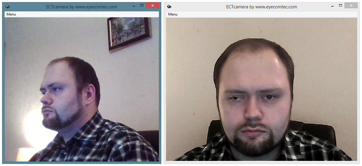 Simultaneous usage of two copies of the program with different cameras