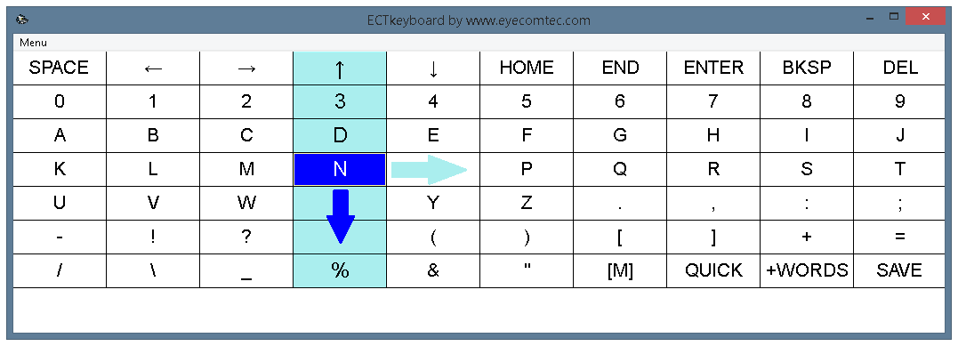 Selector mode 1B – Scanning Column/Cell