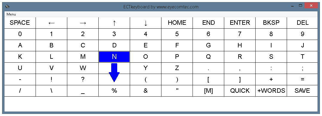 Selector mode 2B – Scanning List Vertical