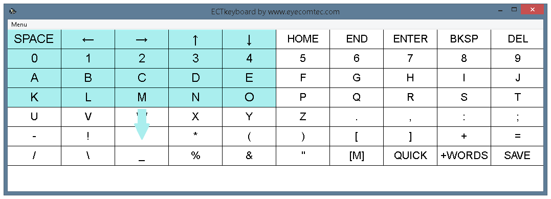 Selector mode 3 – Select half