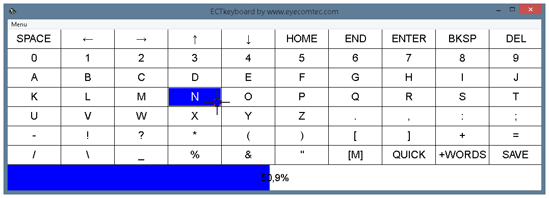 Selector modes 4 and 5 for use in conjunction with eye-tracking devices