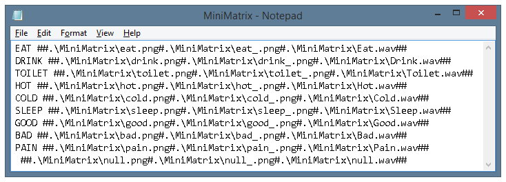 Keyboard file example