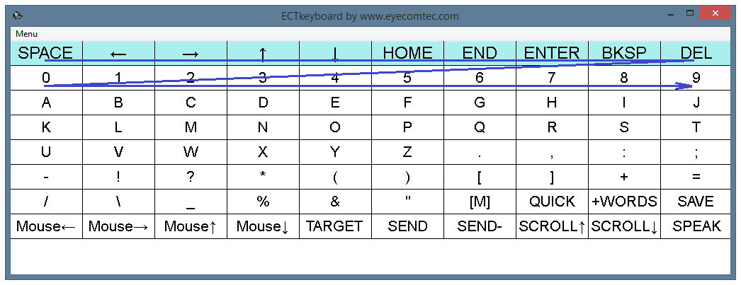 The horizontal filling mode