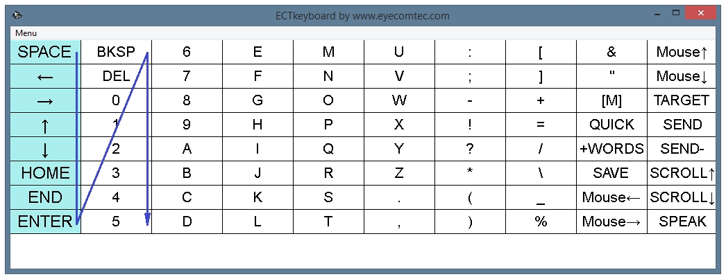 The vertical filling mode