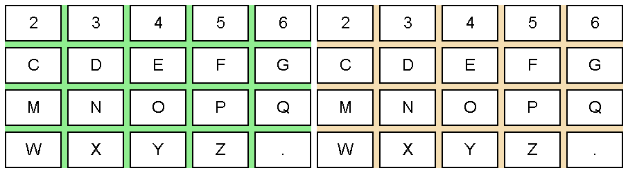 Various keyboard background colors