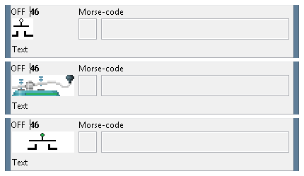 Various skins for the telegraph-key ECTmorse