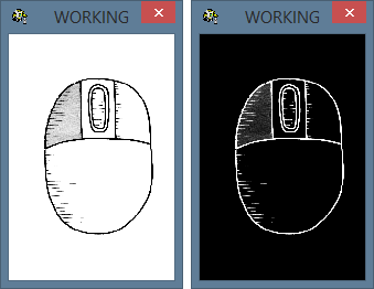 Examples of different skins and background colors