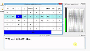Typing message by blowing on the microphone - ECTlistener+ECTkeyboard