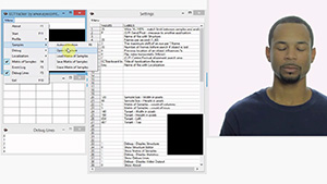 ECTtracker - loading structure configured for two eyes
