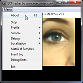 Main menu ECTtracker