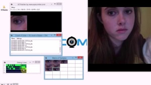 Another example of tracker calibration process for one eye  - ECTtracker