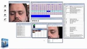 Communicate (write texts) exclusively through eye movements (blinking) - ECTkeyboard+ECTtracker+ECTcamera