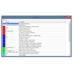 ECTmorse settings panel
