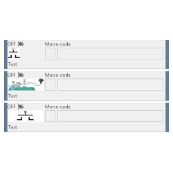 Various skins for the telegraph-key ECTmorse
